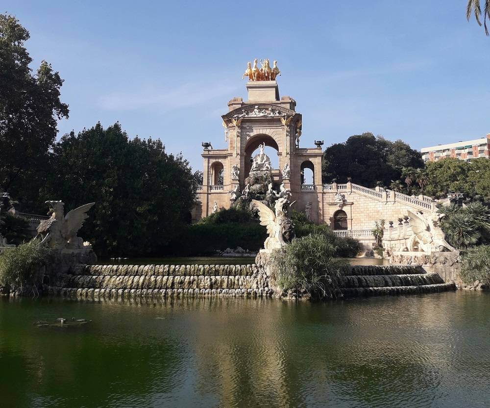 fontanna na Cytadeli w Barcelonie