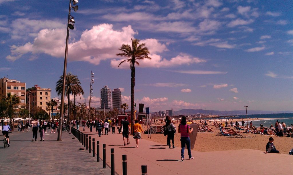 plaża Barcelona
